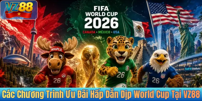 Các Chương Trình Ưu Đãi Hấp Dẫn Dịp World Cup Tại VZ88